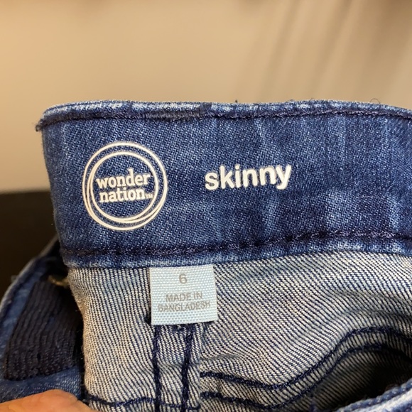 6 pair of girls Jeggings/jeans - Picture 2 of 10